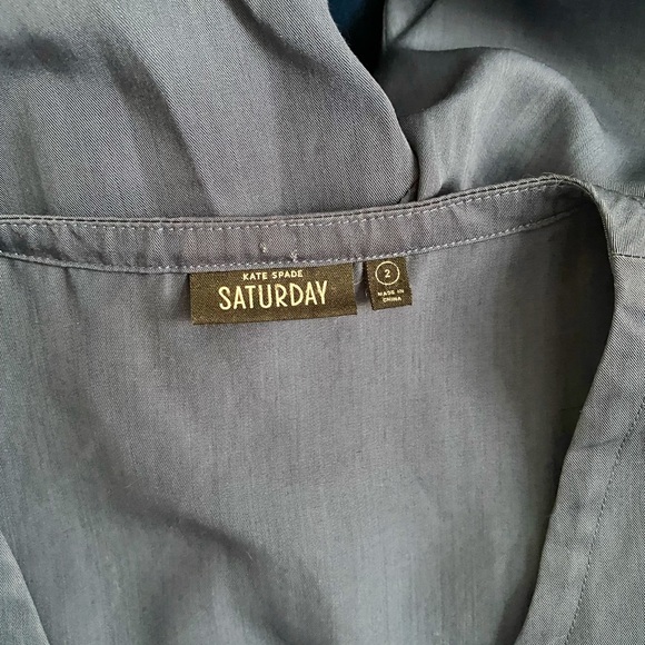 Kate Spade Saturday Chambray Zipper Jumpsuit - Picture 5 of 5